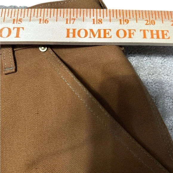 Carhartt B01 BRN Double Knee Duck Work Pants Men’s 38x34 Made USA